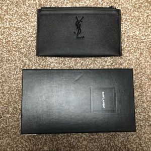 Yves Saint Laurent Leather Pouch